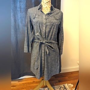 Chambray shirtdress/tunic